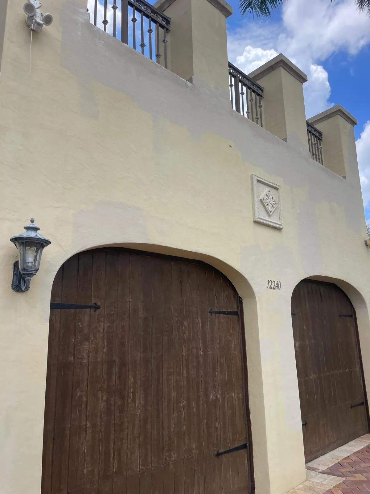 After: Garage & Archway — Prime to Finish